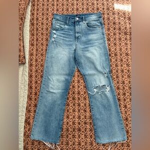Light Blue Distressed Women's Jeans